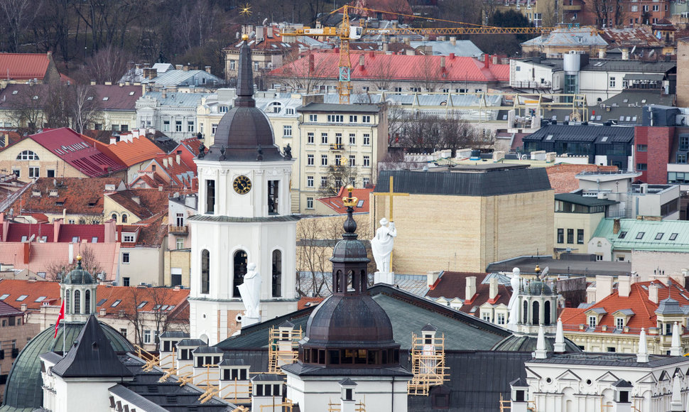 Žvilgsnis nuo Trijų kryžių kalno