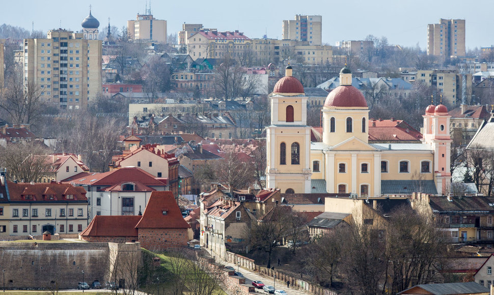 Žvilgsnis nuo Trijų kryžių kalno