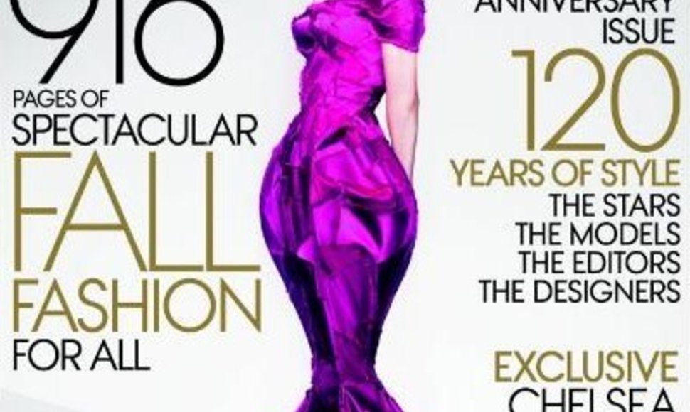 Lady Gaga ant jubiliejinio  „Vogue“ viršelio