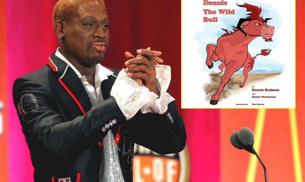 Dennisas Rodmanas parašė knygą vaikams „Laukinis bulius“ („The Wild Bull“)