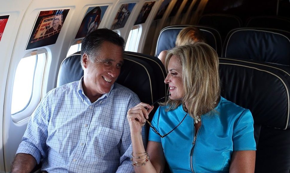 Ann ir Mittas Romney