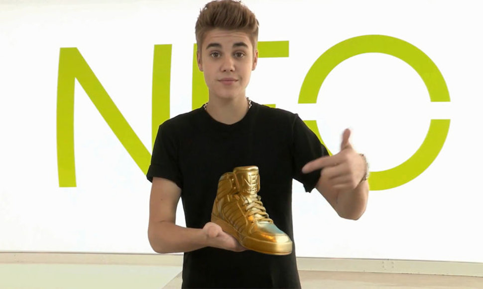 Justinas Bieberis „Adidas“ reklamoje