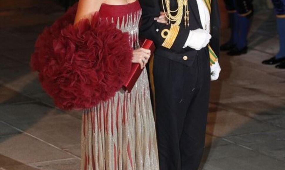 Nyderlandų princas Willemas-Alexanderis ir princesė Maxima