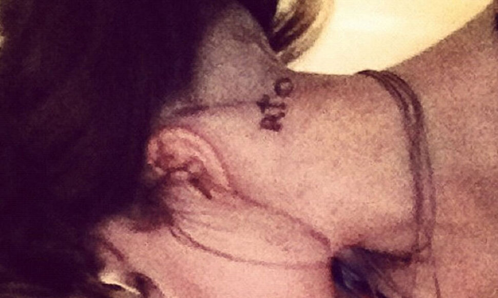 Lady Gaga ir jos nauja tatuiruotė