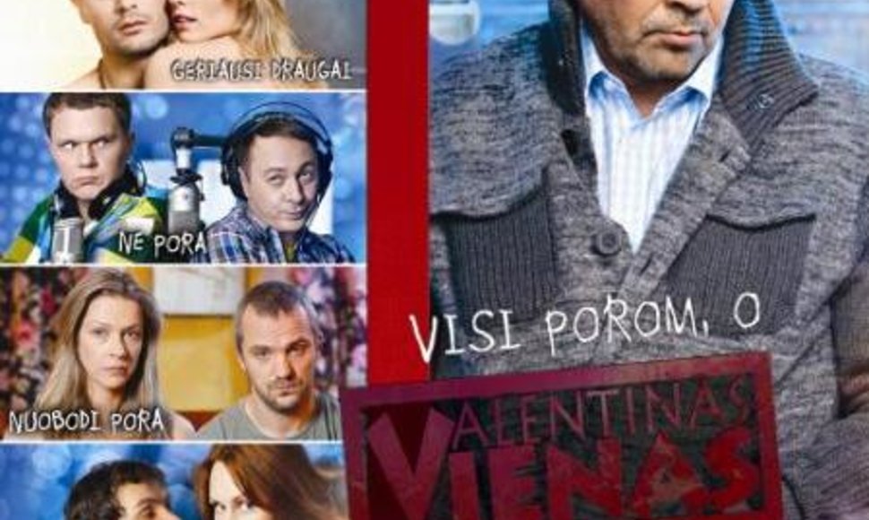 Filmo „Valentinas Vienas“ plakatai