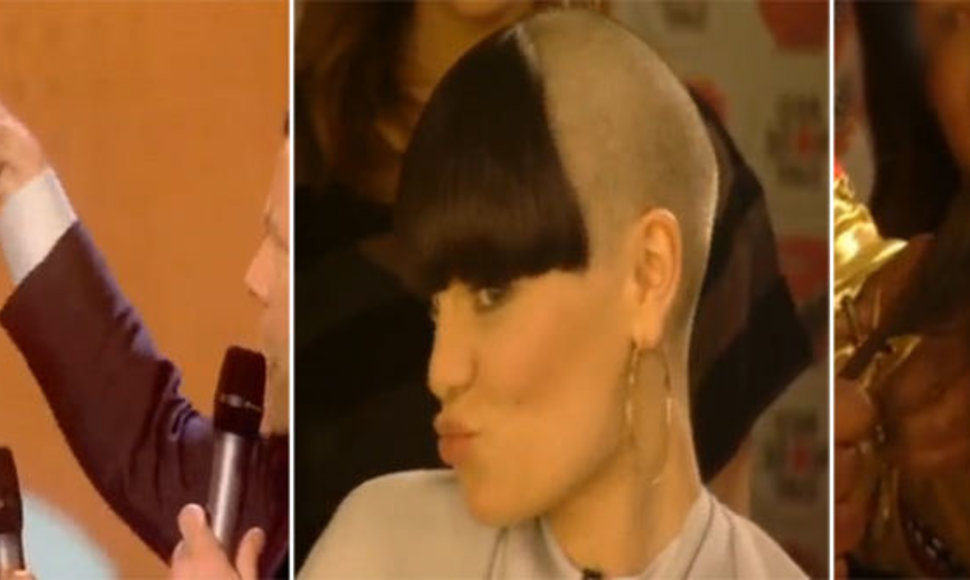 Jessie J „Raudonosios nosies dienos“ labdaros telemaratone paaukojo savo plaukus