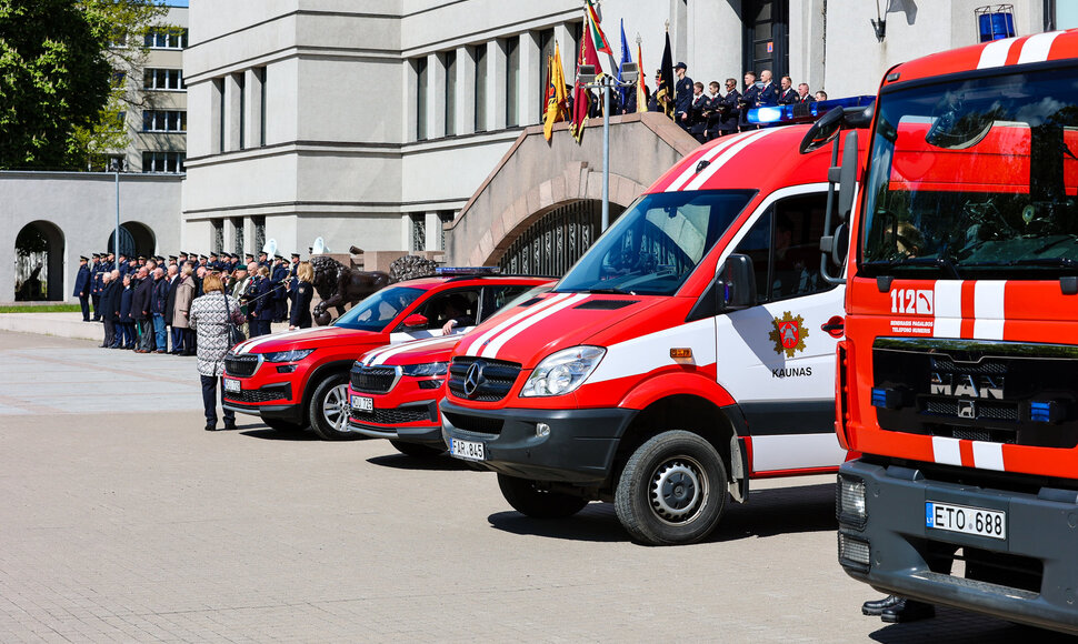 &Scaron;v. Florijono dienos &scaron;ventė Vytauto Didžiojo karo muziejaus sodelyje Kaune