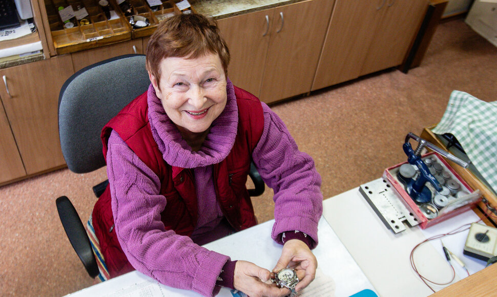 Laikrodininkė Irena Aldakauskienė