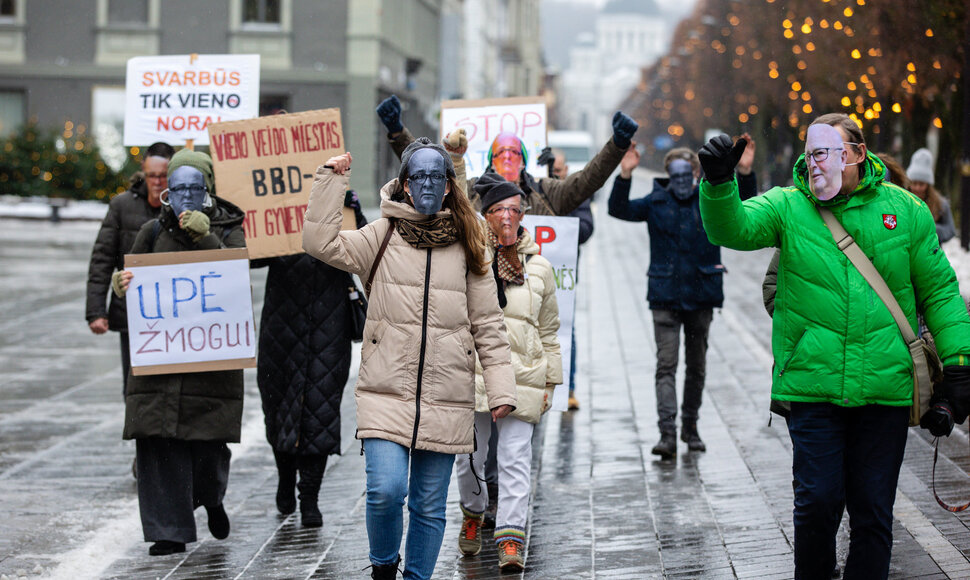 Protesto eitynės &bdquo;Visveidis Kaunas&ldquo;