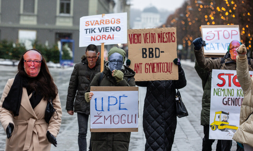Protesto eitynės &bdquo;Visveidis Kaunas&ldquo;