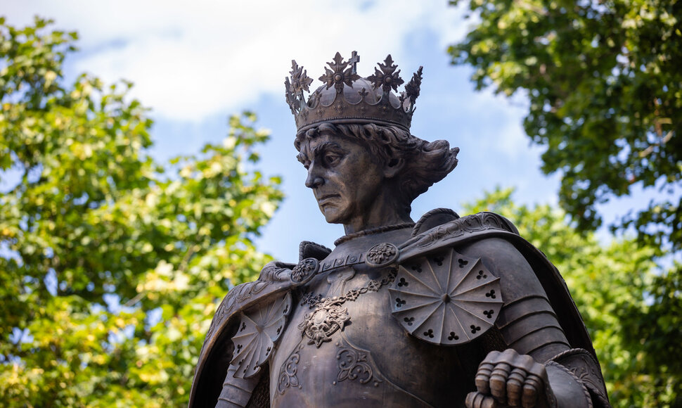 Lietuvos didžiojo kunigaikščio ir Lenkijos karaliaus Aleksandro Jogailaičio monumento atidengimas