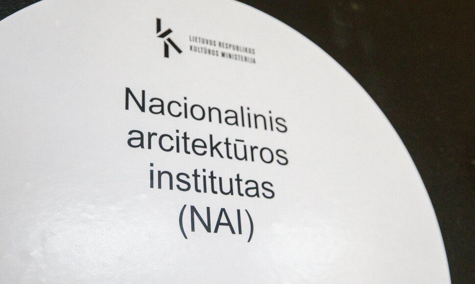 Nacionalinio architektūros instituto veiklos, planų ir naujojo vadovo pristatymas