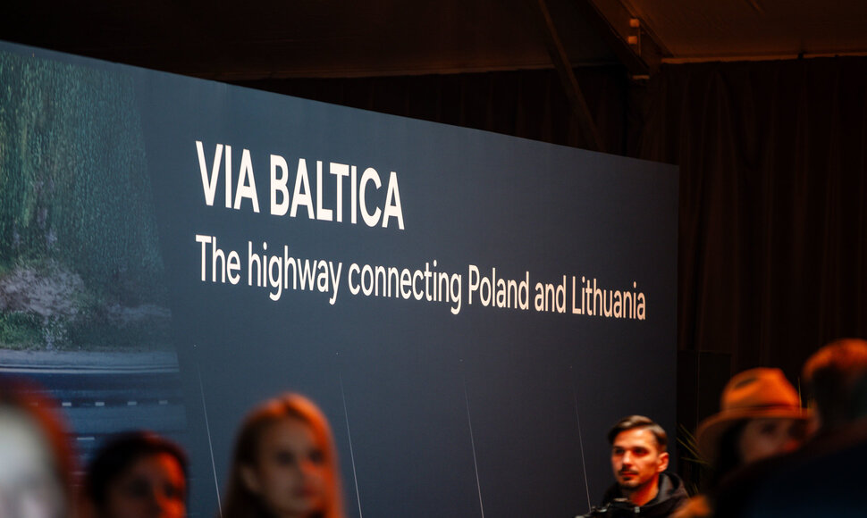 Via Baltica atidarymas Lietuvos&ndash;Lenkijos pasienyje