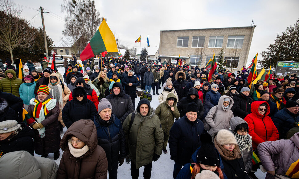 Akcijos &bdquo;Kapčiamiestis gyvenimui - ne poligonui!" tęsinys Kapčiamiesčio aik&scaron;tėje