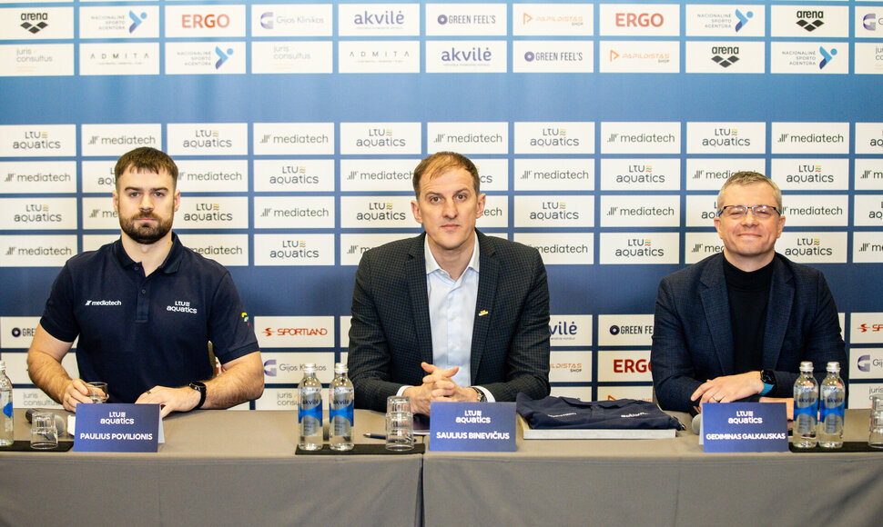 &bdquo;LTU Aquatics&ldquo; vadovų spaudos konferencija