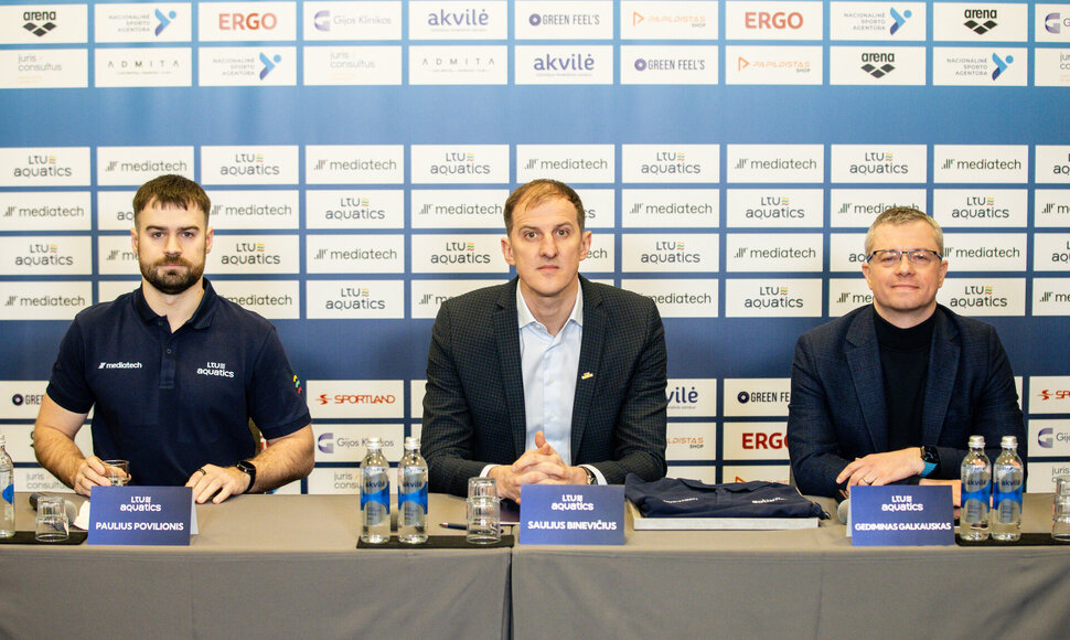 &bdquo;LTU Aquatics&ldquo; vadovų spaudos konferencija