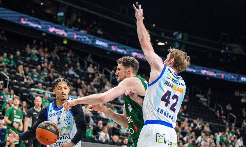 LKL ketvirtfinalis: &bdquo;Žalgiris&ldquo; &ndash; &bdquo;Jonava&ldquo; 