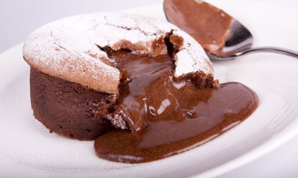 Šokoladiniai pyragėliai „Lava Cake“