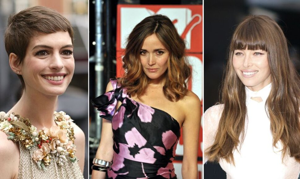 Iš kairės į dešinę: Anne Hathaway, Rose Byrne ir Jessica Biel