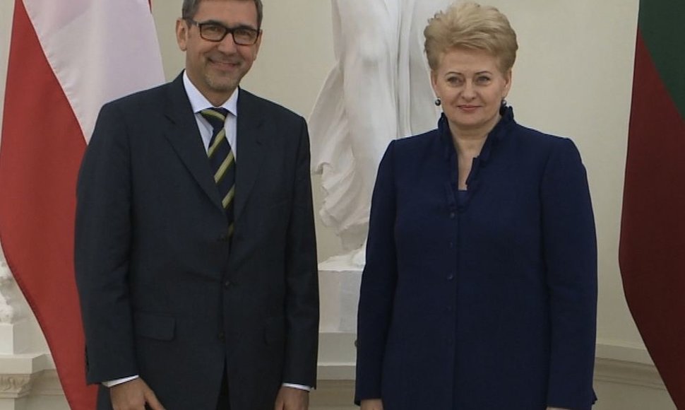 Johannas Spitzeris ir Dalia Grybauskaitė