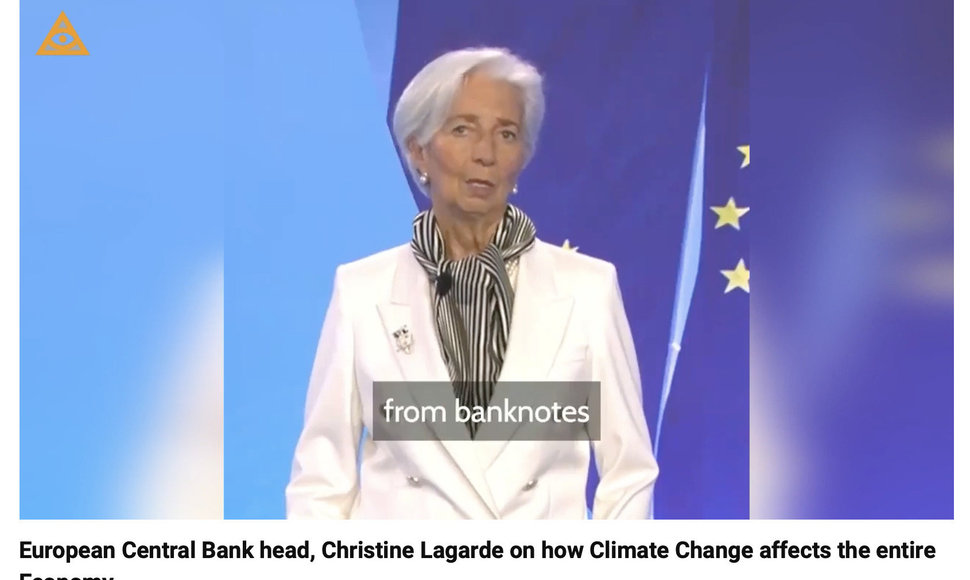 Europos Centrinio Banko vadovė Christine Lagarde nesakė, kad bus atsisakė fizinių banknotų