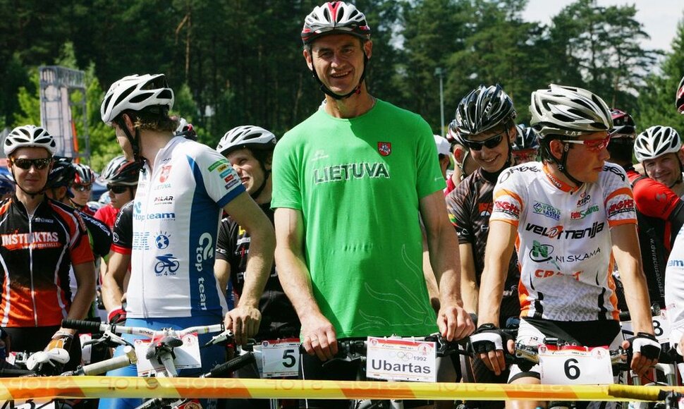 Romas Ubartas dviračių maratono taurės varžybose