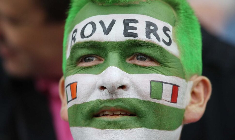 "Shamrock rovers" gerbėjas