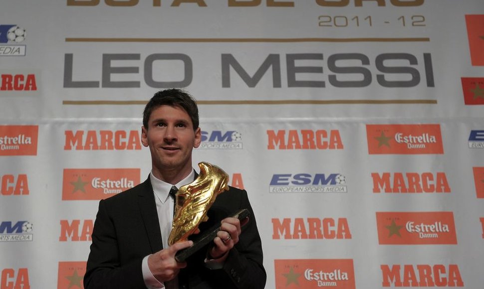 Lionelis Messi pelnė auksinį batelį