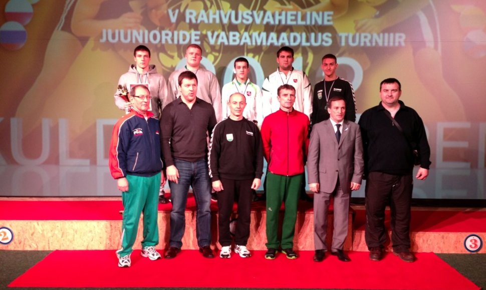 Lietuvos delegacija imtynių turnyre