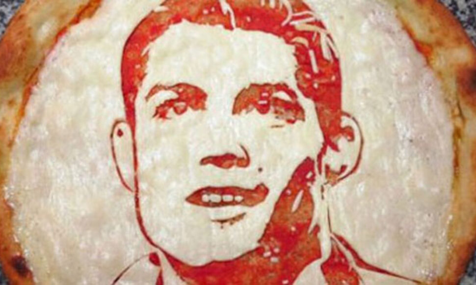 Cristiano Ronaldo atvaizdas ant picos