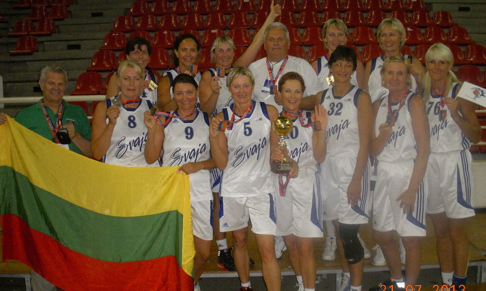 „Svaja“ tapo pasaulio veteranų krepšinio čempionato čempionėmis