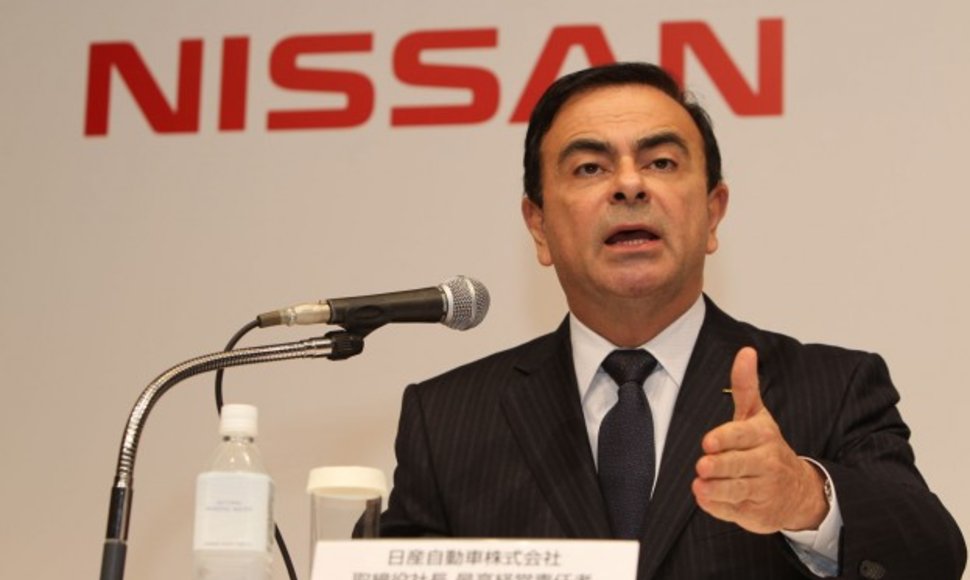Nissan vadovas Carlos'as Ghosn'as