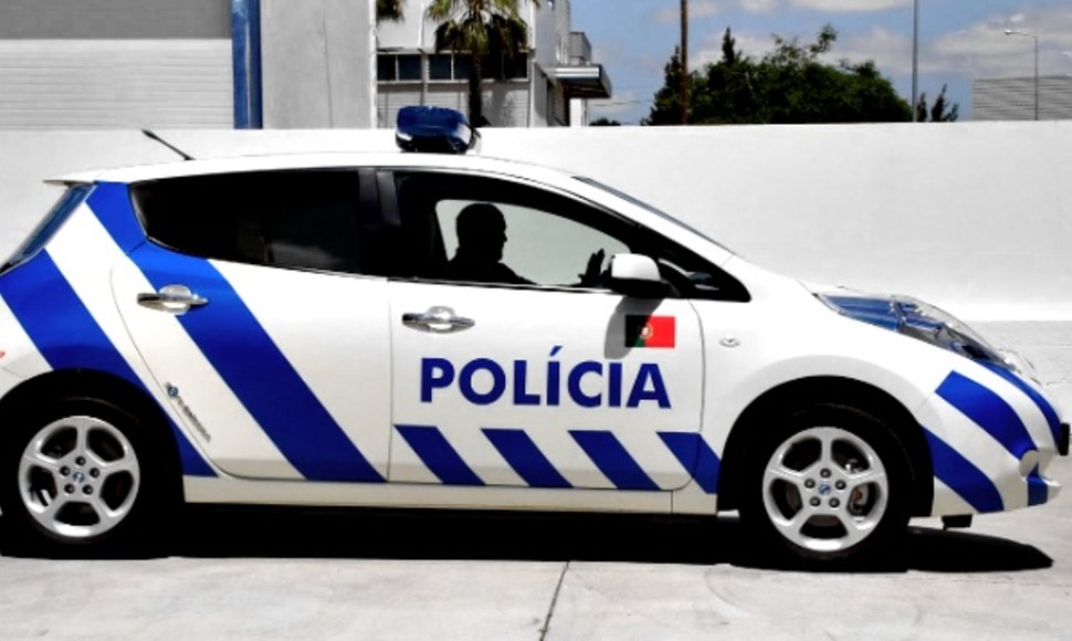 Portugalijos policijai paruoštas Nissan Leaf