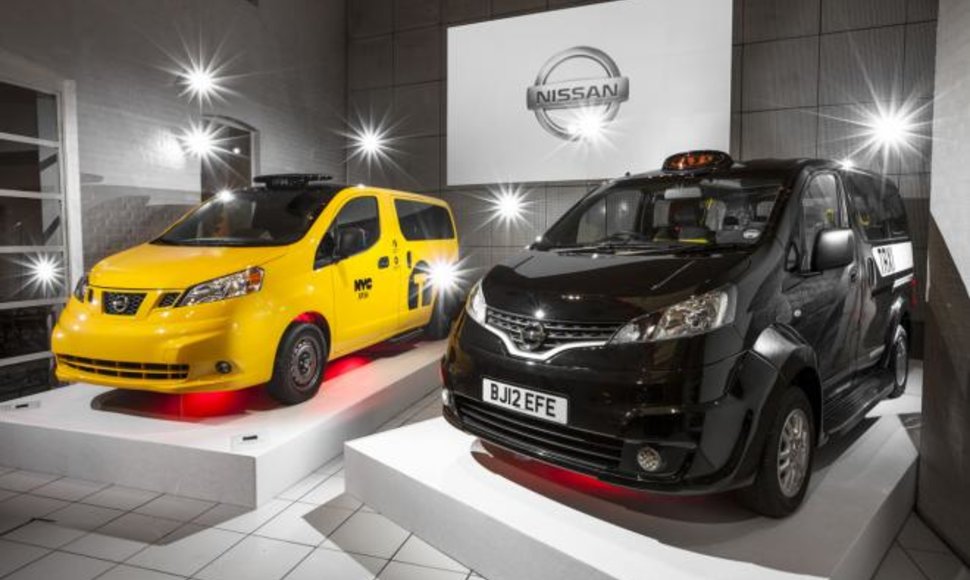 Naujasis Londono taksi Nissan NV200