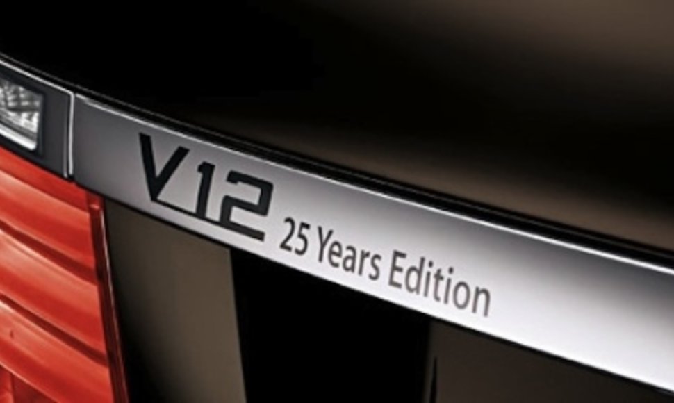 BMW 760Li V12 25 Years