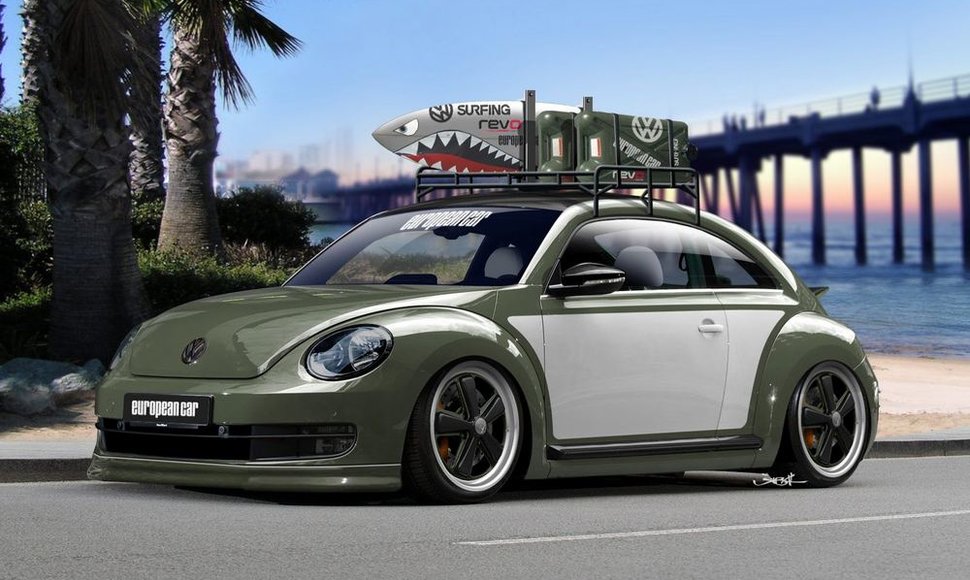 SEMA parodai paruoštas „Volkswagen Beetle“