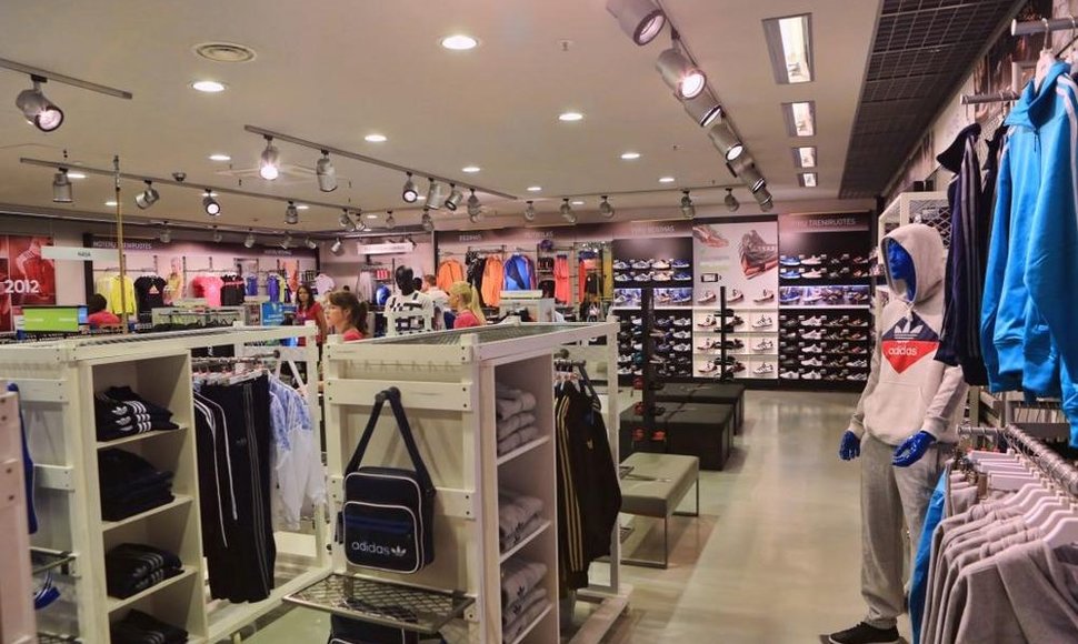 "Adidas" franšizė parduotuvė Šiauliuose