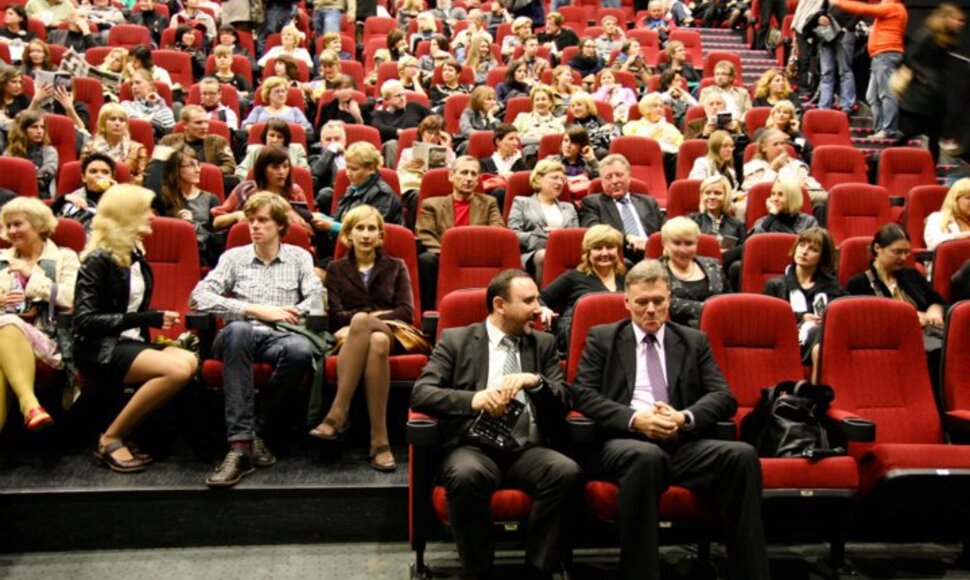 Tarptautinio Kauno kino festivalio atidarymo akimirka
