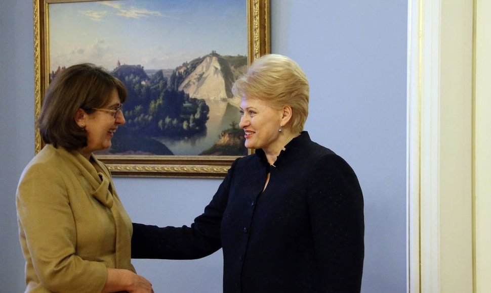 Dalia Grybauskaitė susitiko su Gruzijos užsienio reikalų ministre Maja Pandžikidze