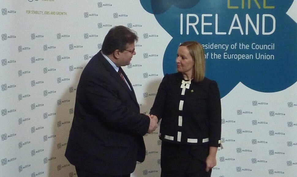 Linas Linkevičius ir Lucinda Creighton