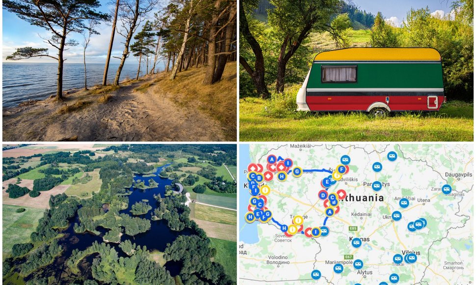 Su kemperiu po Lietuvą: nauji maršrutai po gražiausias šalies vietas
