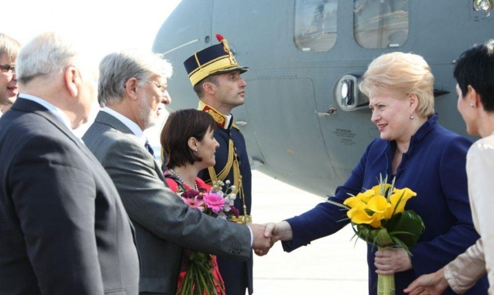 Dalia Grybauskaitė Rumunijoje