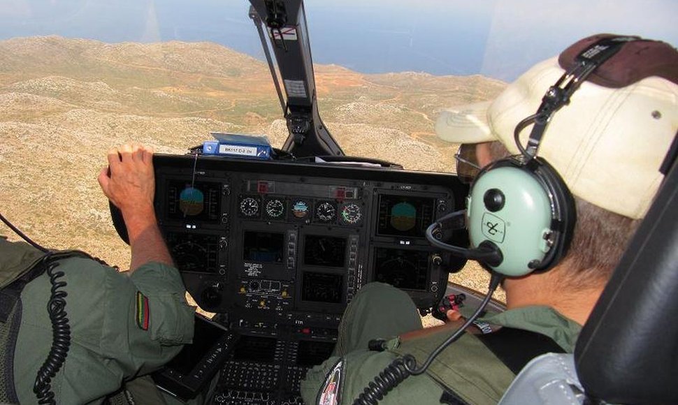 VSAT sraigtasparnis sėkmingai dalyvavo Viduržemio jūros regione vykusioje tarptautinėje operacijoje prieš nelegalią migraciją
