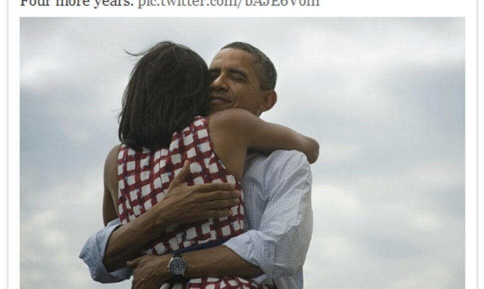 Baracko Obamos žinutė &bdquo;Twitter&ldquo;
