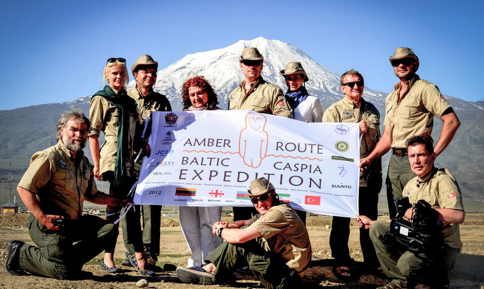 „Amber route“ ekspedicijos dalyviai