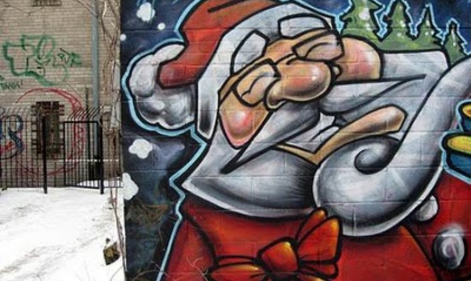 Kalėdinis graffiti
