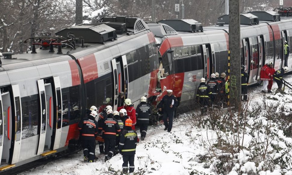 Traukinių avarija Vienoje