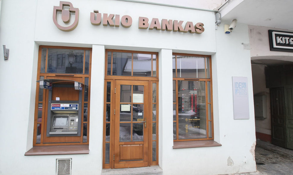Uždarytas Ūkio banko skyrius Vilniuje