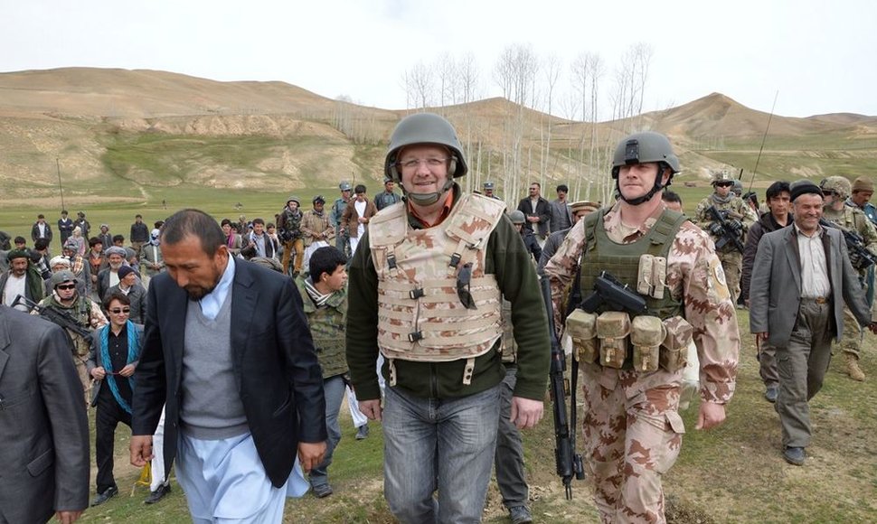 Juozo Oleko vizitas Afganistane