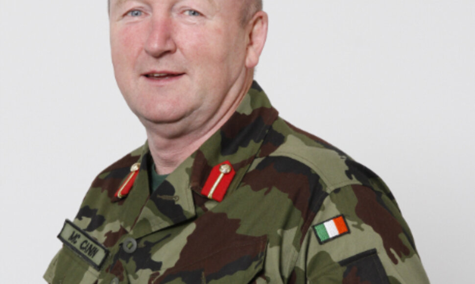 Airijos kariuomenės vadas Seanas McCannas